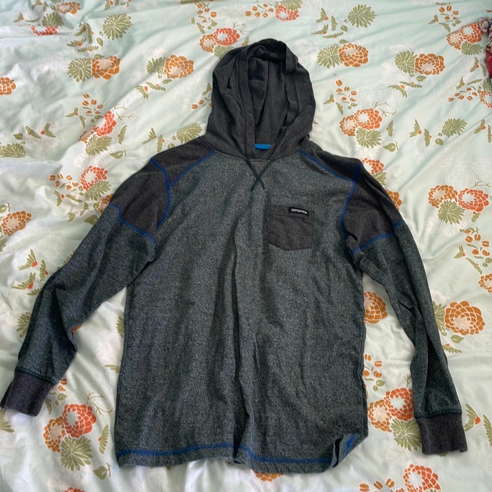 Distortion youth large dark green and brown lightweight jacket